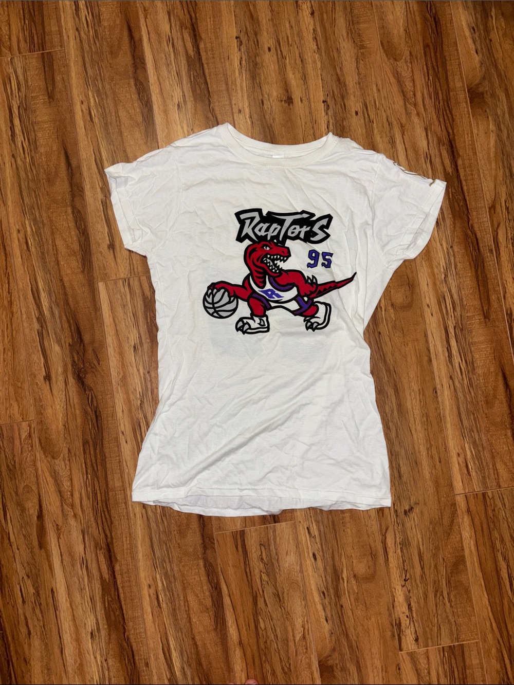 Reports Drake Night Tee with Red & Purple Raptor Graphic